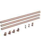 Rothley  Steel Handrail Kit Antique Copper 3600mm
