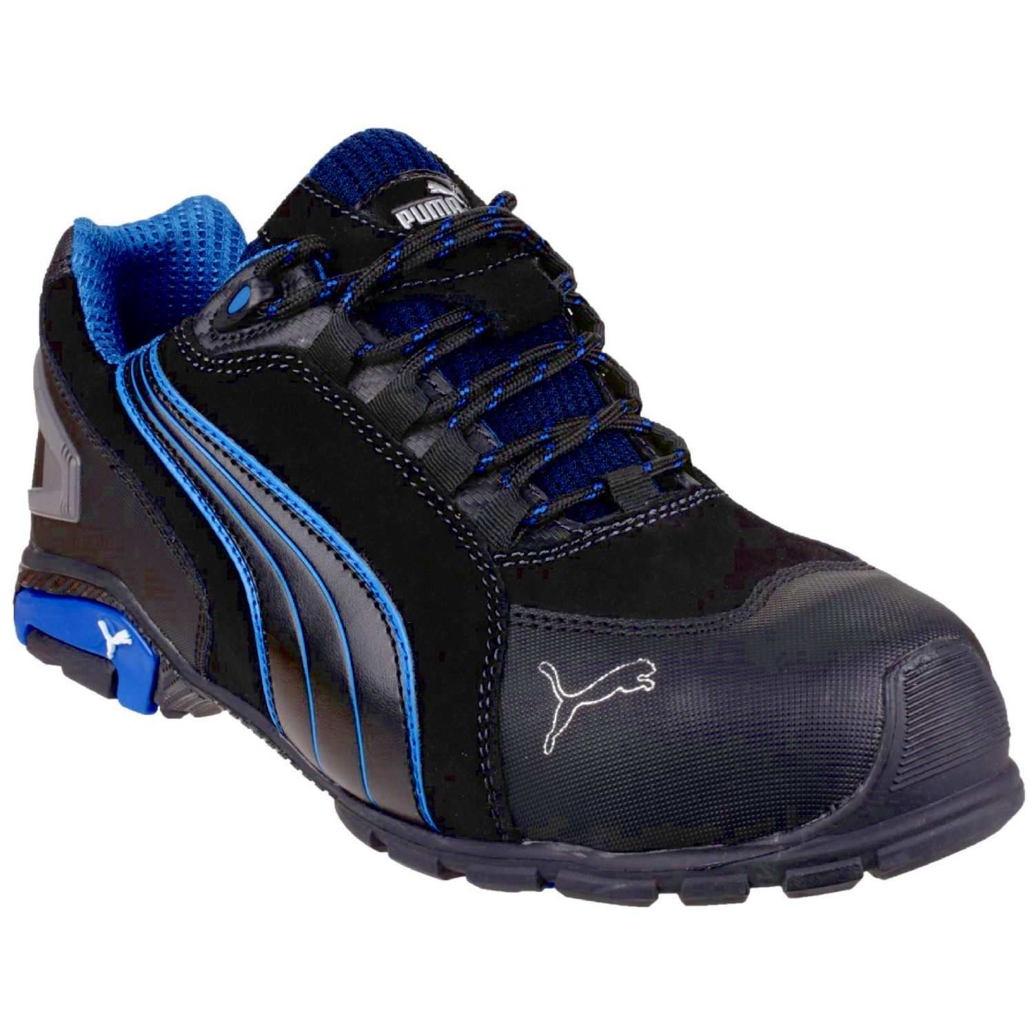 Puma Rio Low Size 6.5 Black Water-Resistant Safety Trainers (189JX)