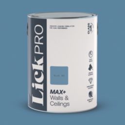 LickPro Max+ 5Ltr Blue 05 Eggshell Emulsion  Paint