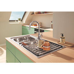 Grohe Start Cumbria   C-Spout Pull-Out Kitchen Tap Chrome
