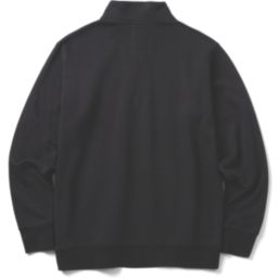 CAT Midweight Quarter Zip Sweatshirt Black Small 35-37" Chest