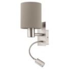 Eglo Pasteri Wall Light Silver