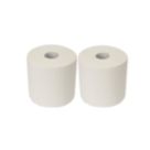 Paper Roll White 2-Ply 370mm x 105m 2 Pack