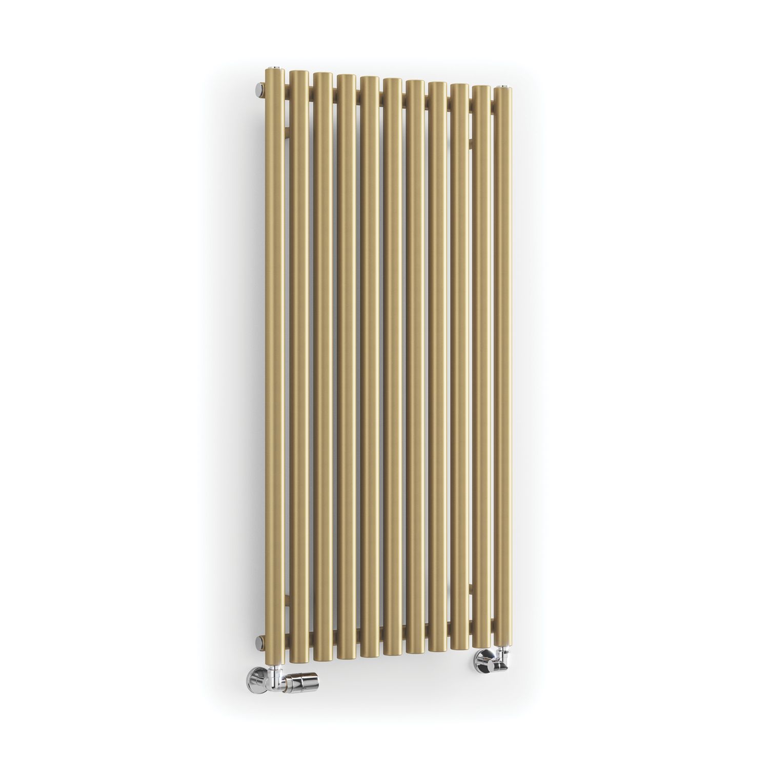 Terma Rolo Room 1200mm x 590mm 3028BTU Brass Vertical Designer Radiator (189RH)