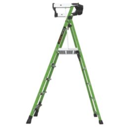 Little Giant Fibreglass 2.29m 5 Step Platform Step Ladder