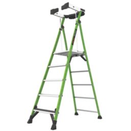 Little Giant Fibreglass 2.29m 5 Step Platform Step Ladder