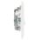 British General  13A Switched Fused Spur  White