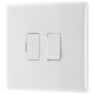British General  13A Switched Fused Spur  White
