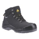 Amblers AS252 Size 10.5  Black Water-Resistant Steel Toe Cap Safety Boots
