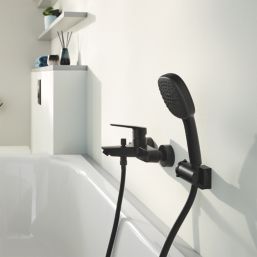 Grohe Vitalio Universal Wall Hand Shower Holder Matt Black 83mm