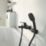 Grohe Vitalio Universal Wall Hand Shower Holder Matt Black 83mm