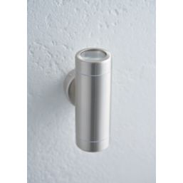 Barracuda Outdoor Up & Down Wall Light Brushed Stainless Steel