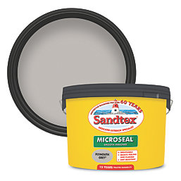 Sandtex  Smooth Plymouth Grey Masonry Paint 10Ltr