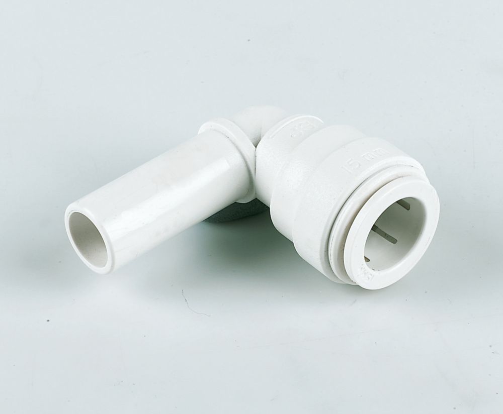 JG Speedfit  Plastic Push-Fit Equal 90° Stem Elbow 15mm
