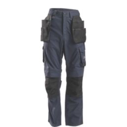 Hard Yakka Toughmaxx Lite Holster Work Trousers Dark Navy 36" W 32.5" L