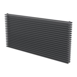 Ximax Aurora Duplex 600mm x 1200mm 5413BTU Anthracite Horizontal Designer Radiator