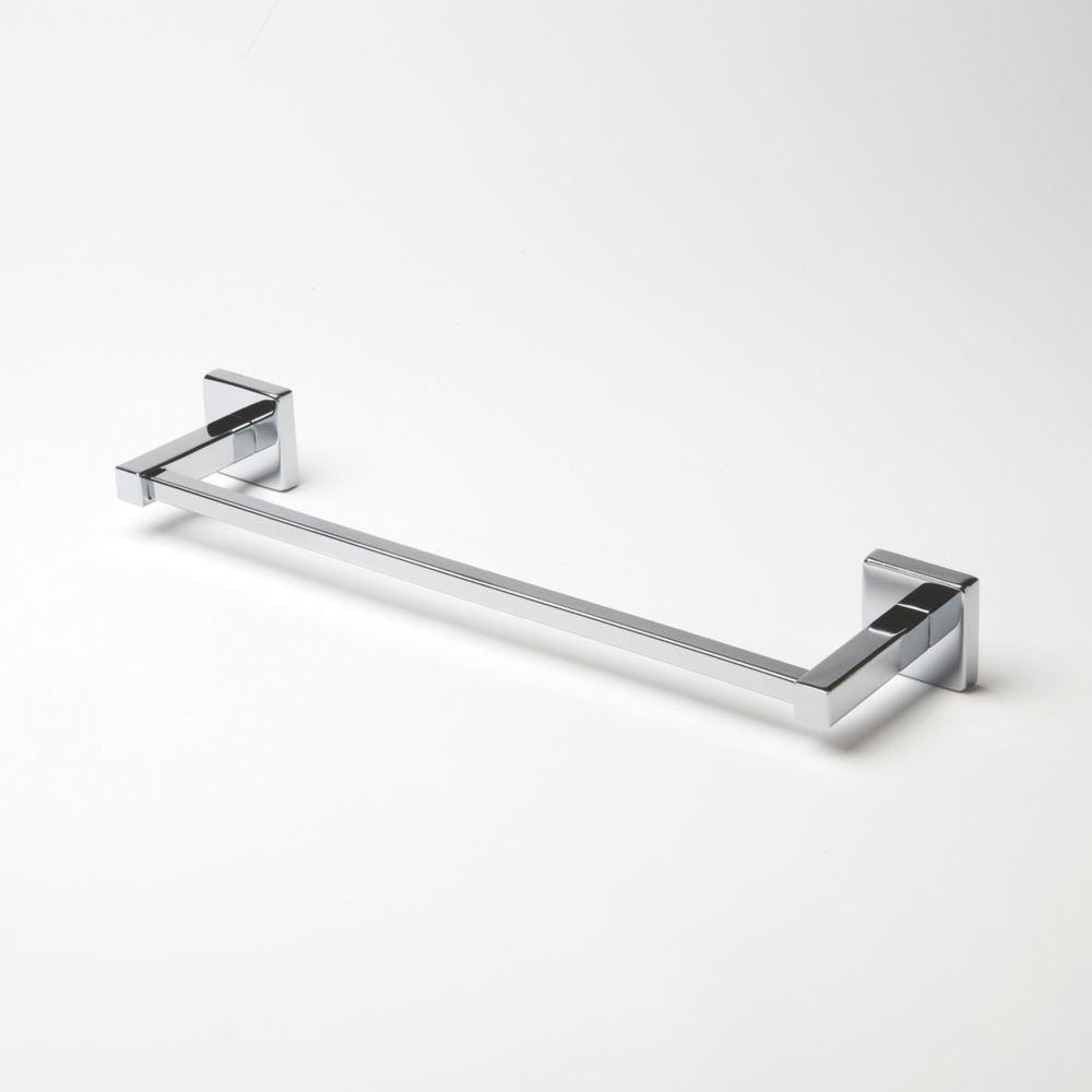 Alessano Towel Rail Chrome-Plated 435mm x 88mm x 52mm - Screwfix