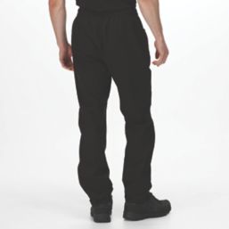 Regatta Highton Stretch Waterproof & Breathable Overtrousers Black Large 36.5" W 34" L