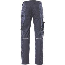 Mascot Mannheim Unique Work Trousers Dark Navy 34.5" W 32" L