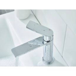 Bristan Frammento Chrome-Plated 170mm Standard Lever Mono Basin Mixer Tap  With Clicker Waste