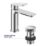 Bristan Frammento Chrome-Plated 170mm Standard Lever Mono Basin Mixer Tap  With Clicker Waste