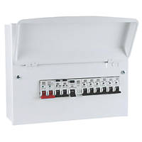 MK Sentry  12-Module 8-Way Populated  Main Switch Consumer Unit