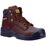 CAT Striver Mid   Safety Boots Brown Size 12