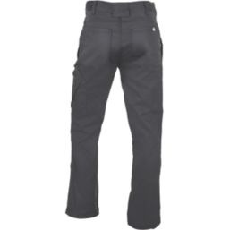 Dickies Action Flex Work Trousers Black 40" W 32" L