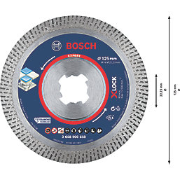 Bosch Expert X-Lock Masonry Diamond Cutting Disc 125mm