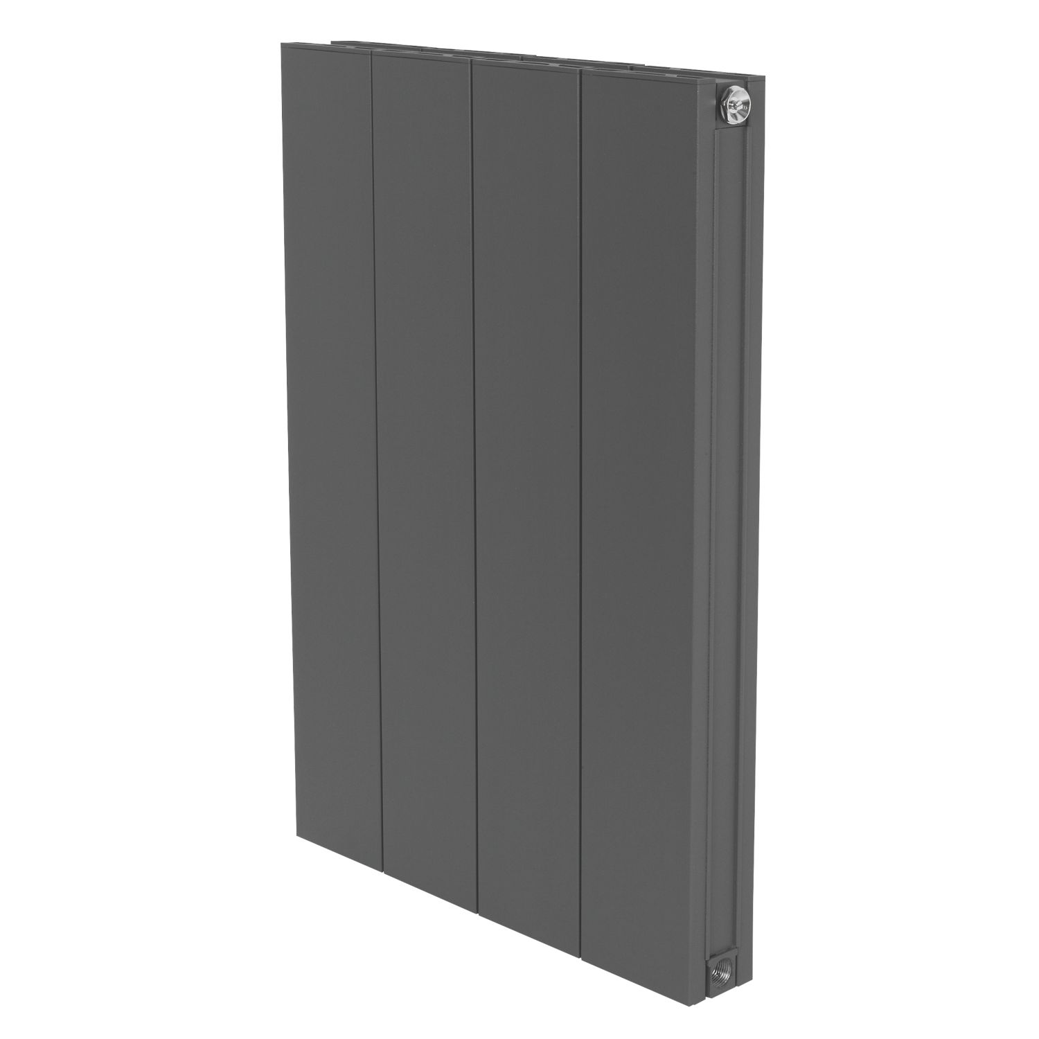 Towelrads Ascot 600mm x 407mm 1330BTU Anthracite Vertical Designer Radiator (190RY)