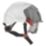 JSP Evo Vistalens Dualswitch Safety Helmet White