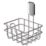 Swirl Swindale 1-Tier Bathroom Shower Basket Chrome