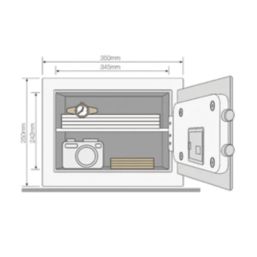 Yale YSEB/250/EB1  PIN Code High Security Safe 20.5Ltr