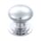 Carlisle Brass  Victorian Cupboard Knob Polished Chrome 25mm