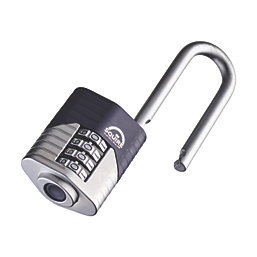Squire Vulcan Weatherproof Long Shackle Combination  High Security Padlock Blue / Chrome 50mm