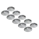 ETAL 10mm Pipe Collars Chrome 10 Pack