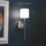 UME  Multi Colour Rechargeable LED Silver Wall Lights with Drum Shade 4.9W 200lm 2 Pack