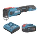 Refurb Erbauer ERI1080MLT 18V 1 x 4.0Ah Li-Ion EXT Brushless Cordless Multi-Tool