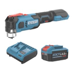 Refurb Erbauer ERI1080MLT 18V 1 x 4.0Ah Li-Ion EXT Brushless Cordless Multi-Tool