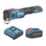 Refurb Erbauer ERI1080MLT 18V 1 x 4.0Ah Li-Ion EXT Brushless Cordless Multi-Tool