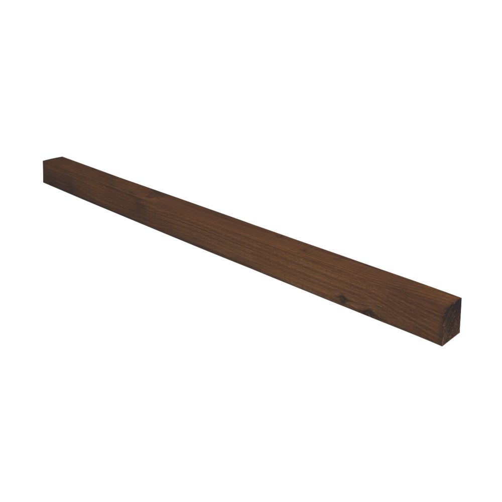 Forest Golden Brown Fence Posts 100mm x 100mm x 1800mm 5 Pack - Screwfix