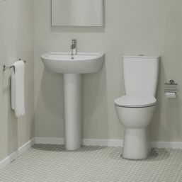 Ideal Standard Tirso Soft-Close Comfort Height Close Coupled Toilet Dual Water-Saving Low Volume Flush 6Ltr