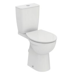 Ideal Standard Tirso Soft-Close Comfort Height Close Coupled Toilet Dual Water-Saving Low Volume Flush 6Ltr