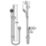 Armitage Shanks Armaglide 2 Shower Kit  Chrome