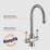 Bristan Renaissance Easyfit Kitchen Sink Mixer Tap Brushed Nickel
