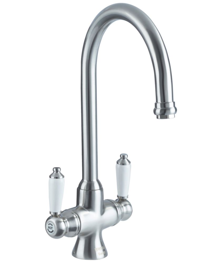 Bristan Renaissance Easyfit Kitchen Sink Mixer Tap Brushed Nickel