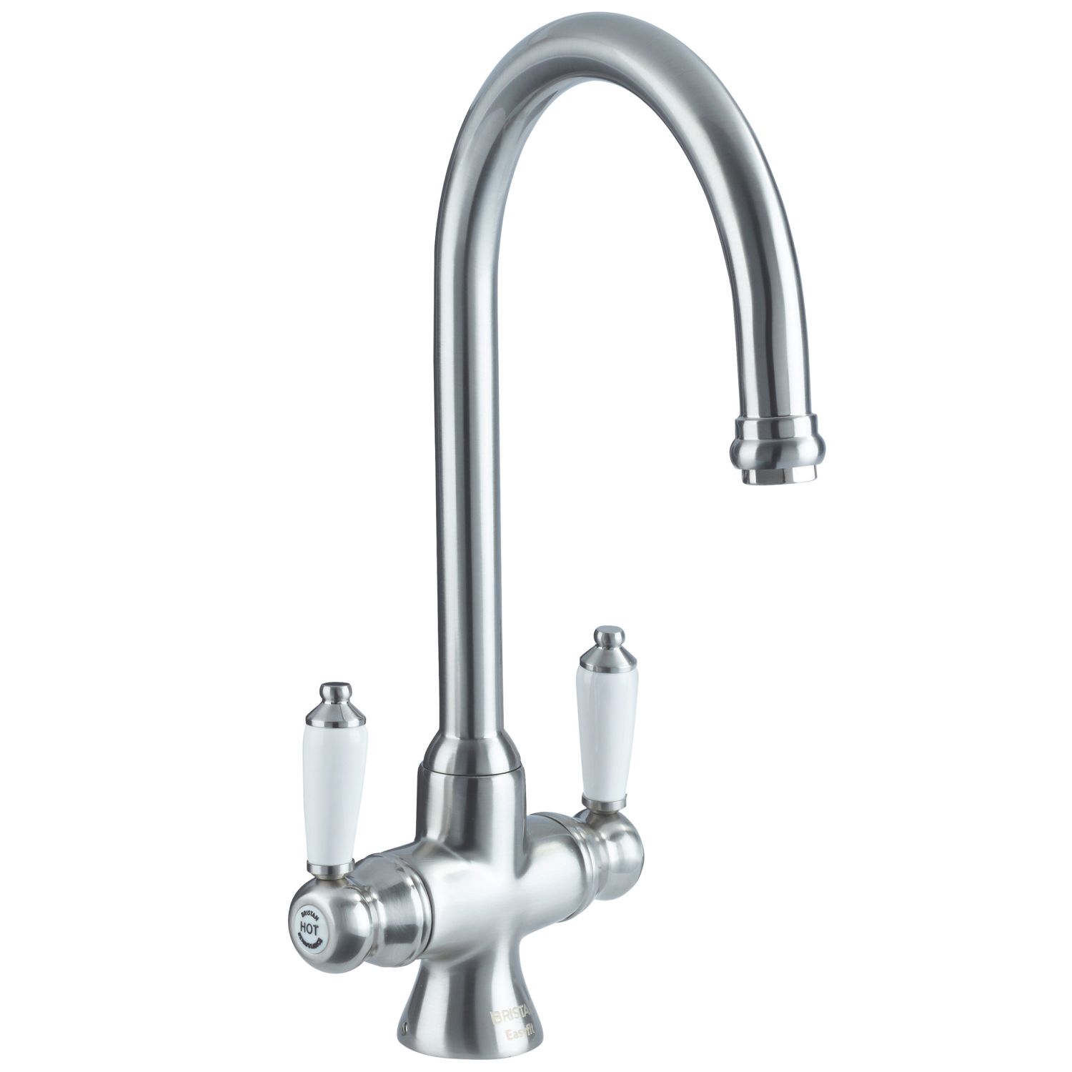 Bristan Renaissance Easyfit Kitchen Sink Mixer Tap Brushed Nickel (191RH)