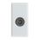 Contactum Media Modular Male Coaxial TV Socket White