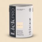 LickPro 5Ltr Smooth Cream BS 08 C 31 Masonry Paint