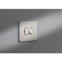 Knightsbridge  13A Switched Fused Spur  Brushed Chrome